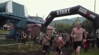 Biligual mc Anthony Horng at Spartan Race